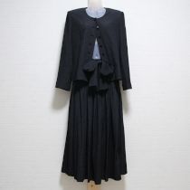 黒ストライプスーツ【S】
