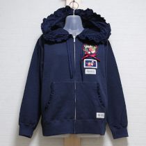 紺メリーストロベリースウェットパーカー