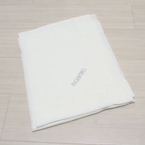 白ジョーゼットロゴストール