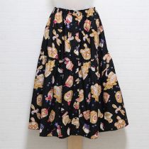 黒ラビットバットケーキショップスカート
