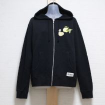 黒レモン刺繍スウェットパーカー【4(L)】