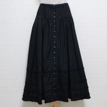 黒ピコフリルスカート
