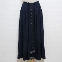 紺リボン付きカットソースカート