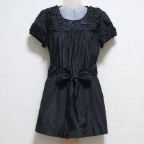 黒薔薇モチーフチュニック【9号】