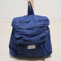 紺デニムリュック