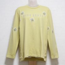 グリーン系ワッペン長Tシャツ【L】