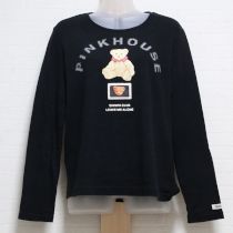 黒くまプリント長Tシャツ【L】