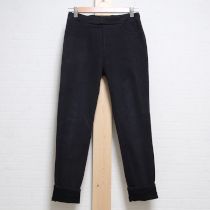 黒裾レースストレッチパンツ【3(9号)】