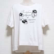 白カメリアアクセサリーpt.Tシャツ【3(9号)】