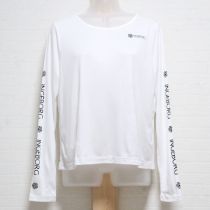 白カメリア&ロゴpt. 長Tシャツ【3(9号)】