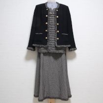 黒水玉フリル3点セット