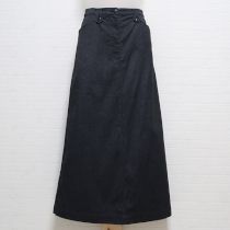 黒ストレッチデニムスカート【L】