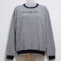 グレーロゴ入りカットソー【L】