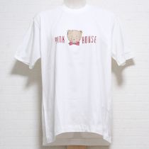 オフ白顔くまTシャツ巾着付き