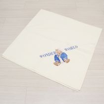 クリームセーラーくま刺繍ストール