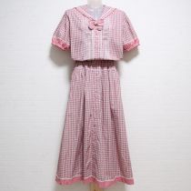 赤系オリチェセーラーワンピース