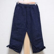 紺裾リボンデニムパンツ【3(M)】