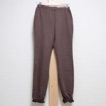 茶系レース使いレギンス【L】