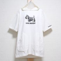 オフ白テリアパーカー