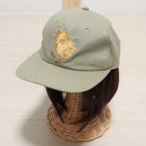 薄荷ひよこ刺繍キャップ【M】