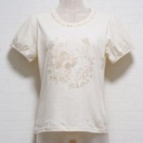 生成うさぎ刺繍Tシャツ【M】