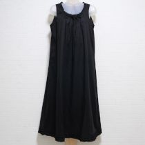黒ピコフリルローンワンピース