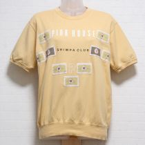 クリームマーガレットパッチTシャツ【L】