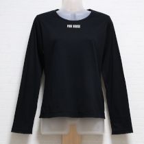 黒ロゴ長Tシャツ【3(M)】