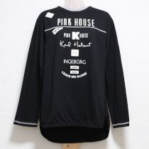 黒ロゴ長Tシャツ【4(L)】