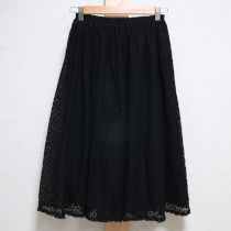 黒レースワイドパンツ