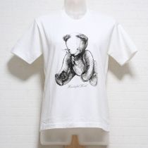 オフ白スケッチくまTシャツ【S】