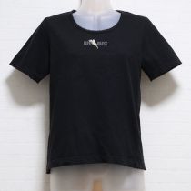 黒鈴蘭刺繍Tシャツ【M】