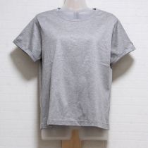 グレーワンポイントカメリアTシャツ【4(11号)】