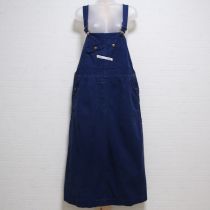 紺ロゴサロペットスカート