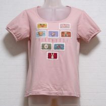 ピンクワッペンカットソー【4(L)】