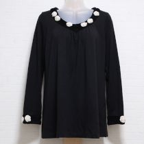 黒薔薇モチーフカットソー【9号】