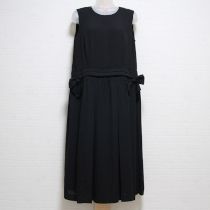 黒リボン使いタックワンピース【3(9号)】