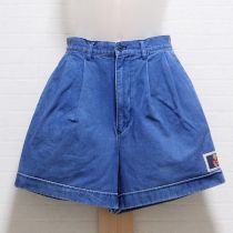 ブルーポロくまワッペンショートパンツ