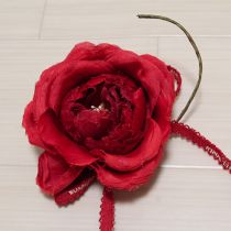 赤薔薇コサージュ