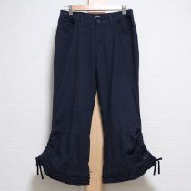紺裾フリルパンツ