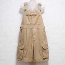 ベージュカーゴポケットショートオール