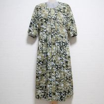 グリーン勿忘草ワンピース