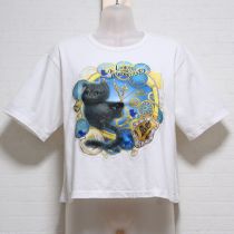 オフ白アリス・イン・ワンダーランドTシャツ【2(S)】
