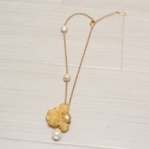 黄薔薇モチーフ2WAYネックレス