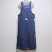 ブルー系マーガレット刺繍ジャンパースカート