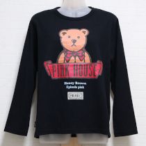黒ハニーブラウン長Tシャツ