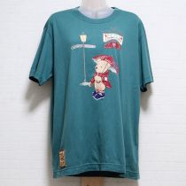 グリーンアンブレラカールくんTシャツ【4(L)】