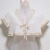 白ピコフリル総レースボレロ【9号】