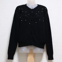 黒ストーン使いカーディガン