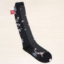 黒ハートリボンハイソックス